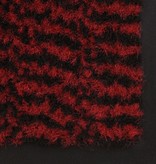 VidaXL Droogloopmat rechthoekig getuft 80x120 cm rood