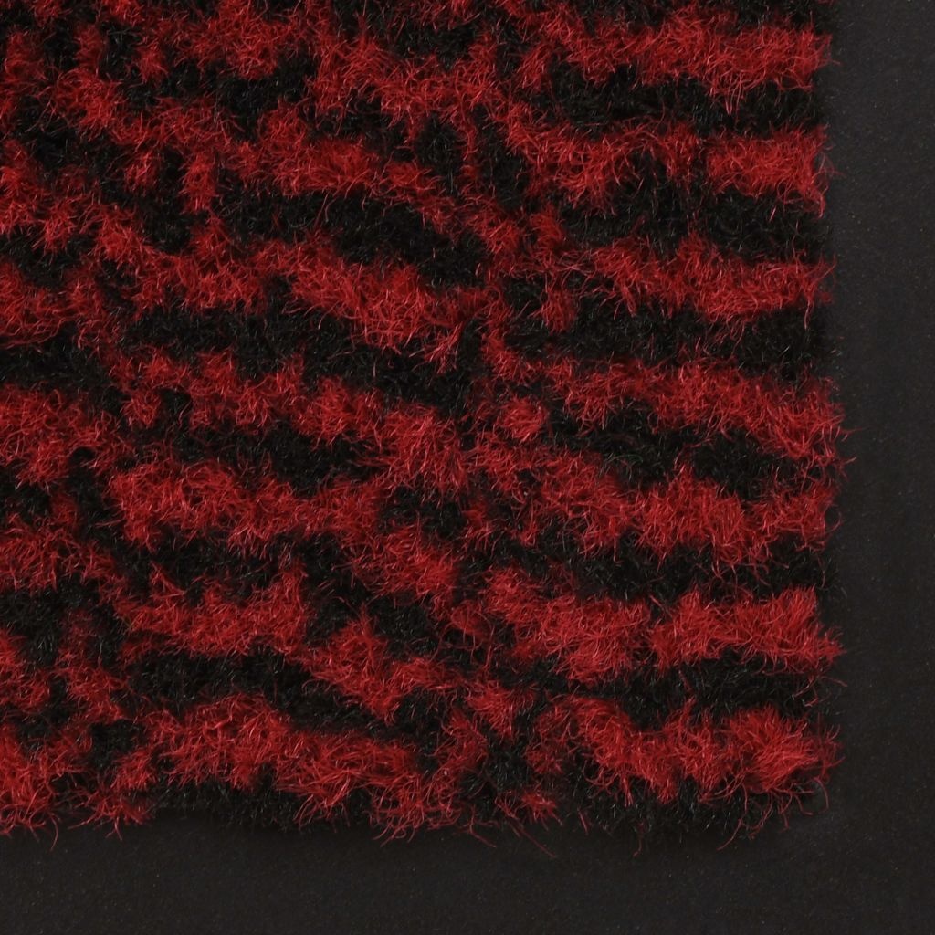 VidaXL Droogloopmat rechthoekig getuft 60x90 cm rood