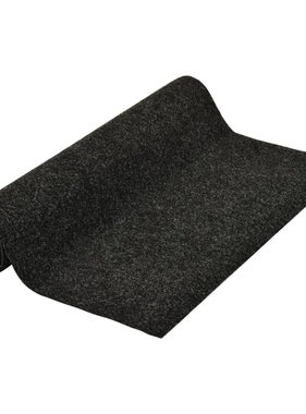 VidaXL Kunstgras met noppen 3x1 m antracietkleurig