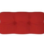 VidaXL Bankkussen pallet 80x40x12 cm rood