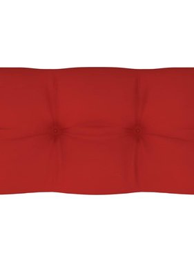 VidaXL Bankkussen pallet 80x40x12 cm rood