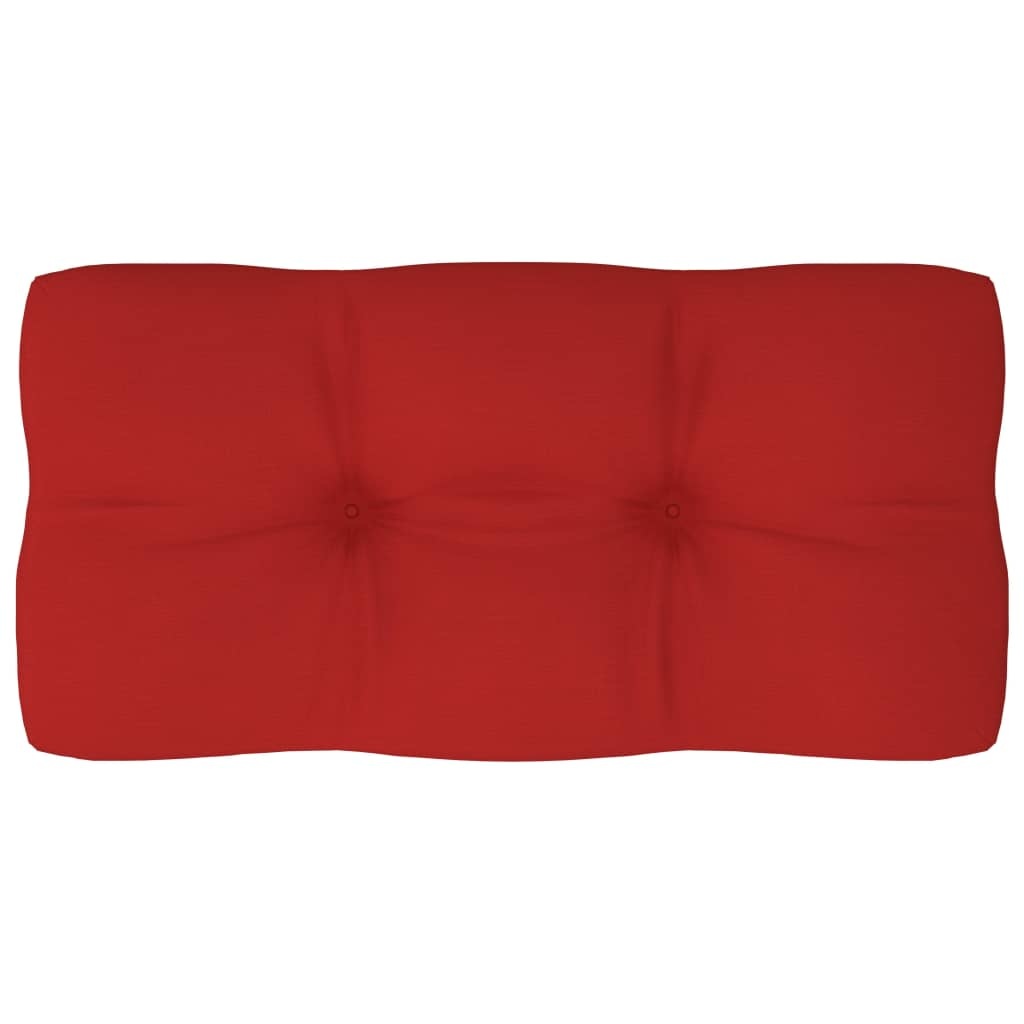 VidaXL Bankkussen pallet 80x40x12 cm rood