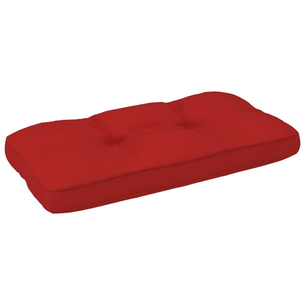 VidaXL Bankkussen pallet 80x40x12 cm rood