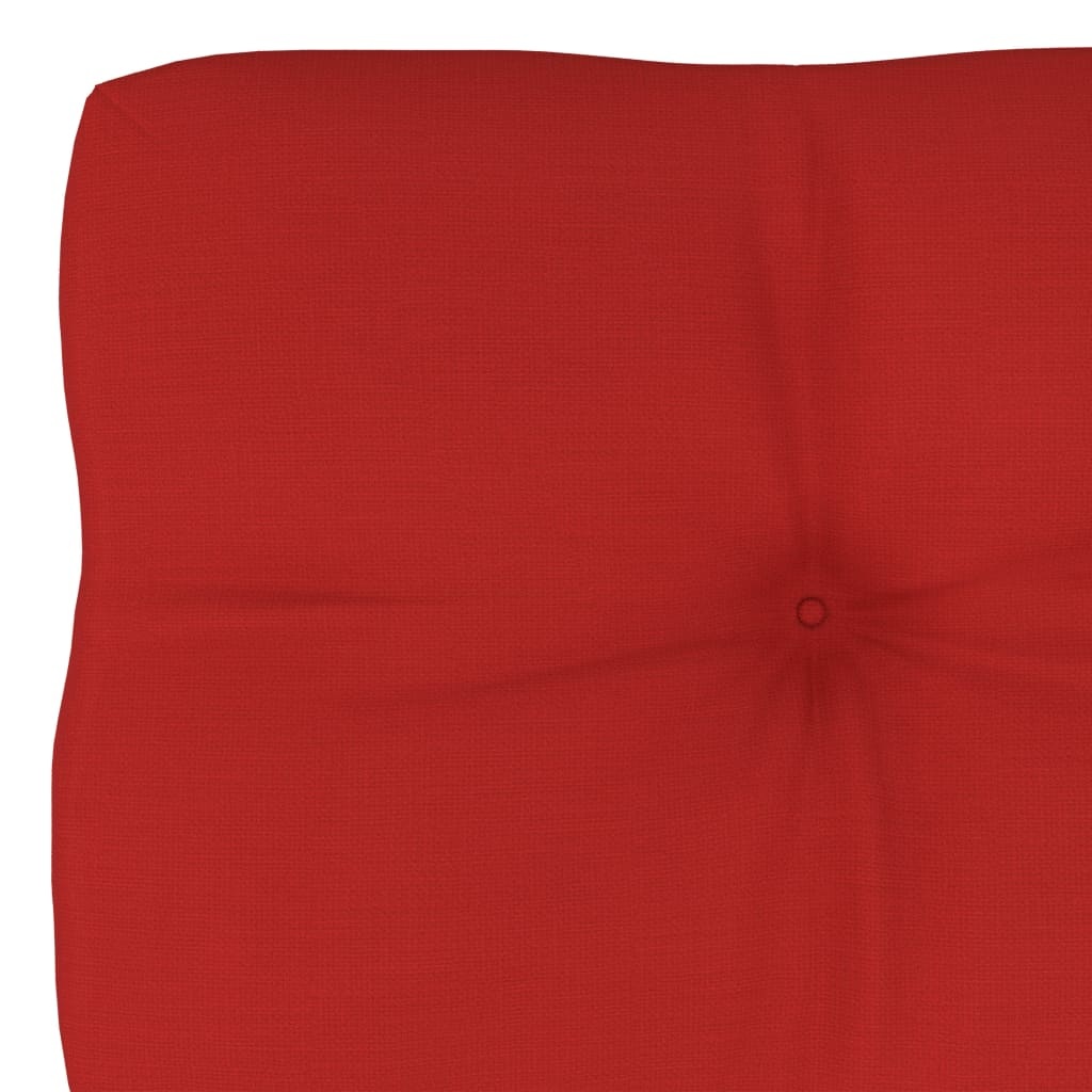 VidaXL Bankkussen pallet 80x40x12 cm rood