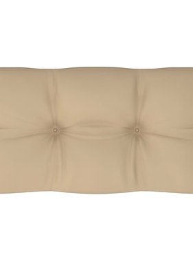 VidaXL Bankkussen pallet 80x40x12 cm beige