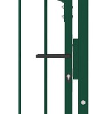 vidaXL Poort met speerpunten 100x150 cm staal groen