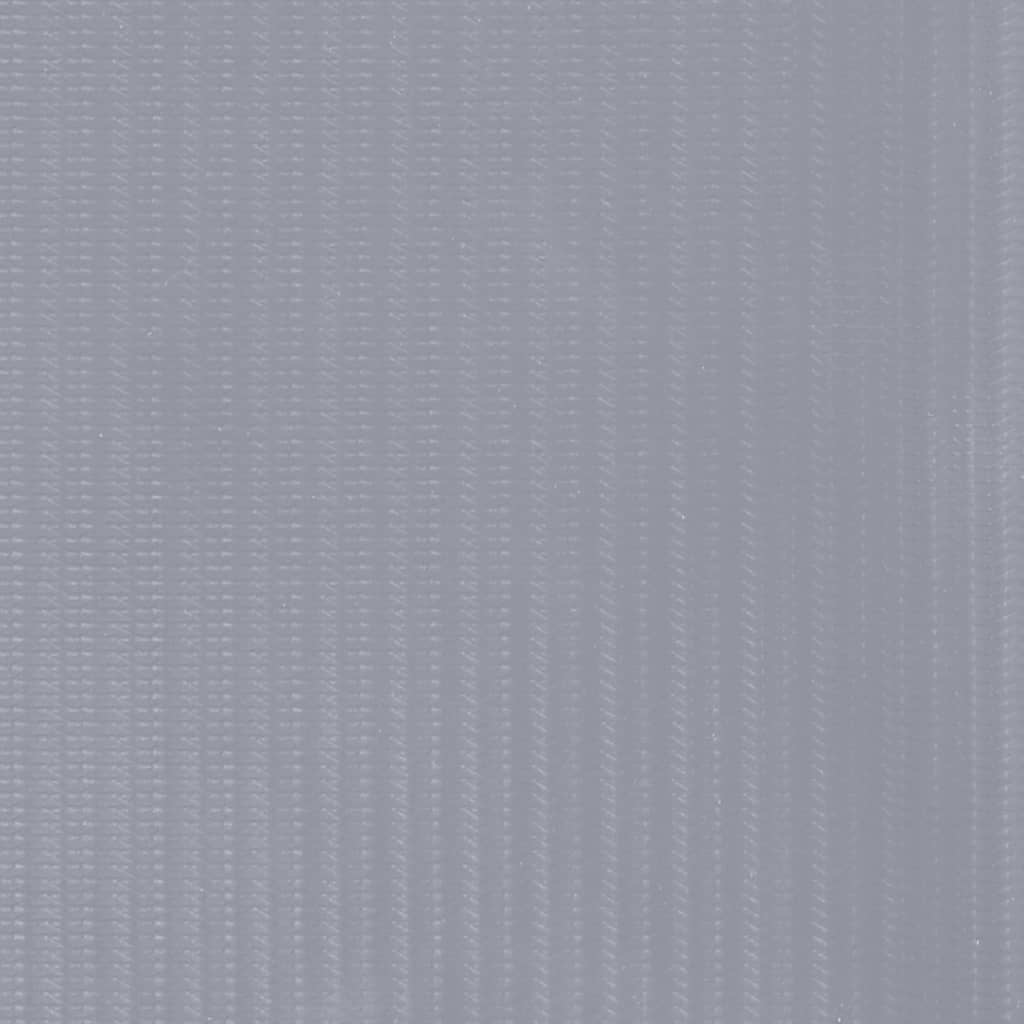 VidaXL Tuinschermen 4 st 35x0,19 m PVC mat lichtgrijs