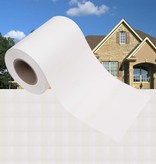 VidaXL Tuinschermen 4 st 35x0,19 m PVC wit