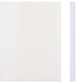VidaXL Tuinschermen 4 st 35x0,19 m PVC wit