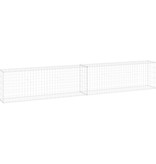 VidaXL Schanskorfmuur met deksels 300x30x50 cm gegalvaniseerd staal