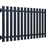 VidaXL Schuttingpaneel 170,5x75 cm gepoedercoat staal antraciet