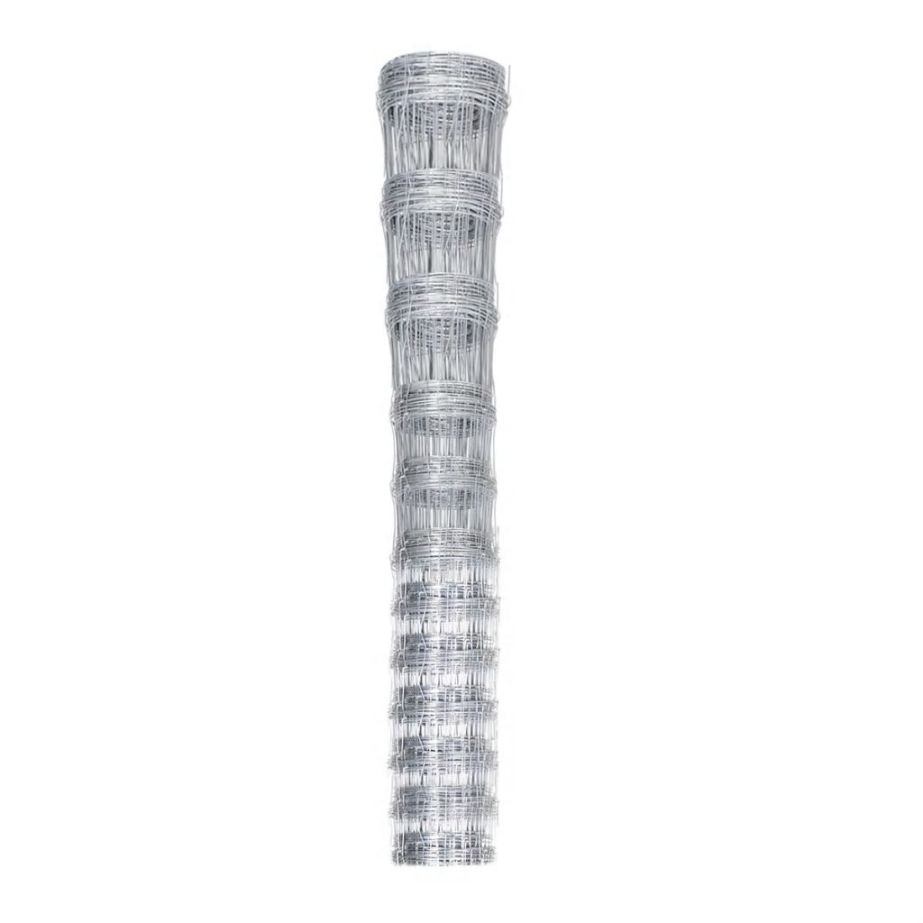 VidaXL Hek 50 m 150 cm gegalvaniseerd staal