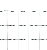 VidaXL Euro hek 25x1,2 m staal groen