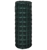 VidaXL Euro hek 25x1,0 m staal groen