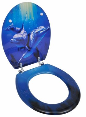 VidaXL Toiletbril dolfijn MDF