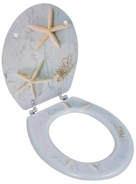 VidaXL Toiletbril zeester MDF