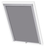 VidaXL Rolgordijn verduisterend grijs M06/306