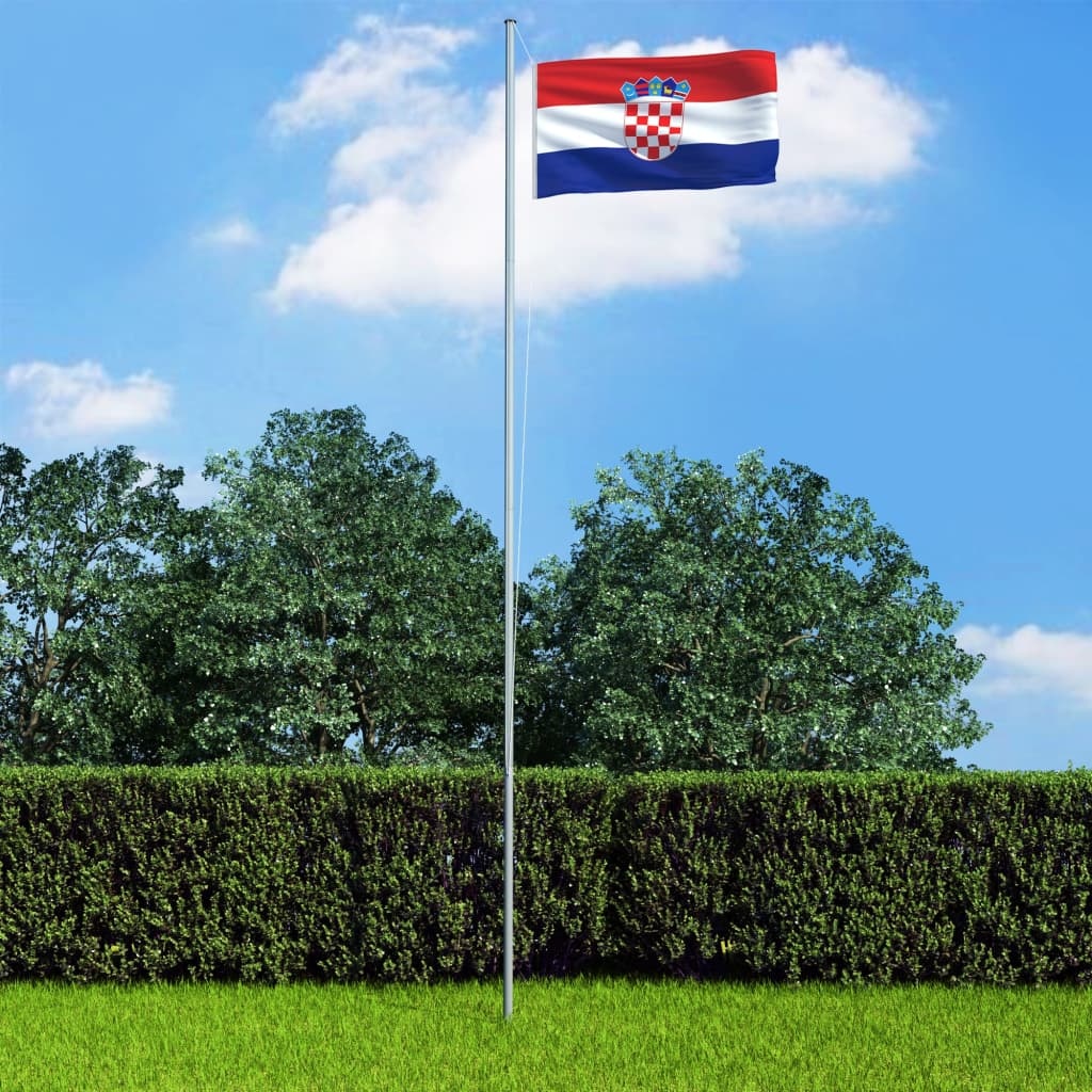 VidaXL Vlag Kroatië 90x150 cm