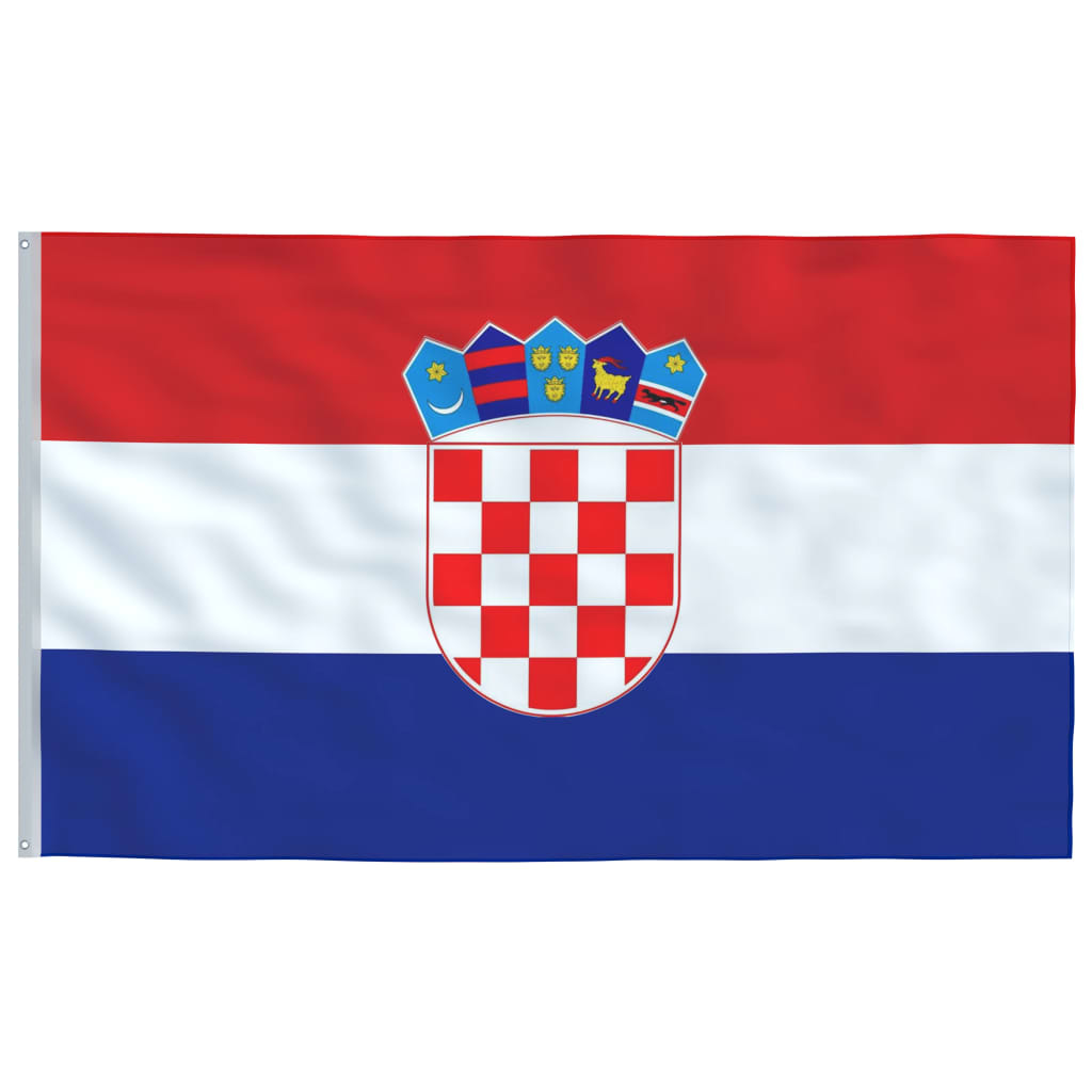 VidaXL Vlag Kroatië 90x150 cm