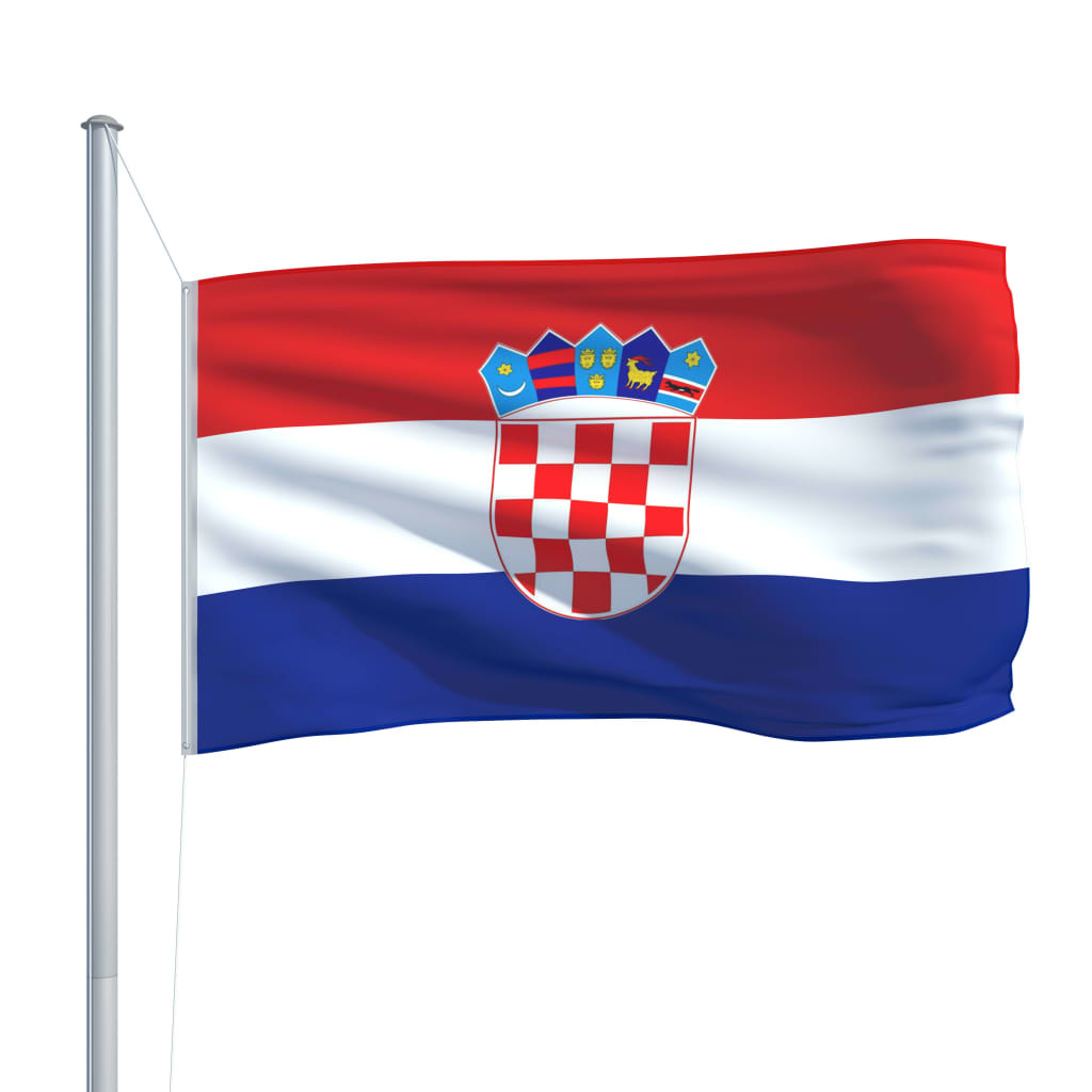 VidaXL Vlag Kroatië 90x150 cm