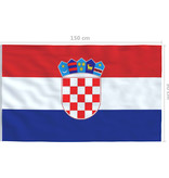VidaXL Vlag Kroatië 90x150 cm