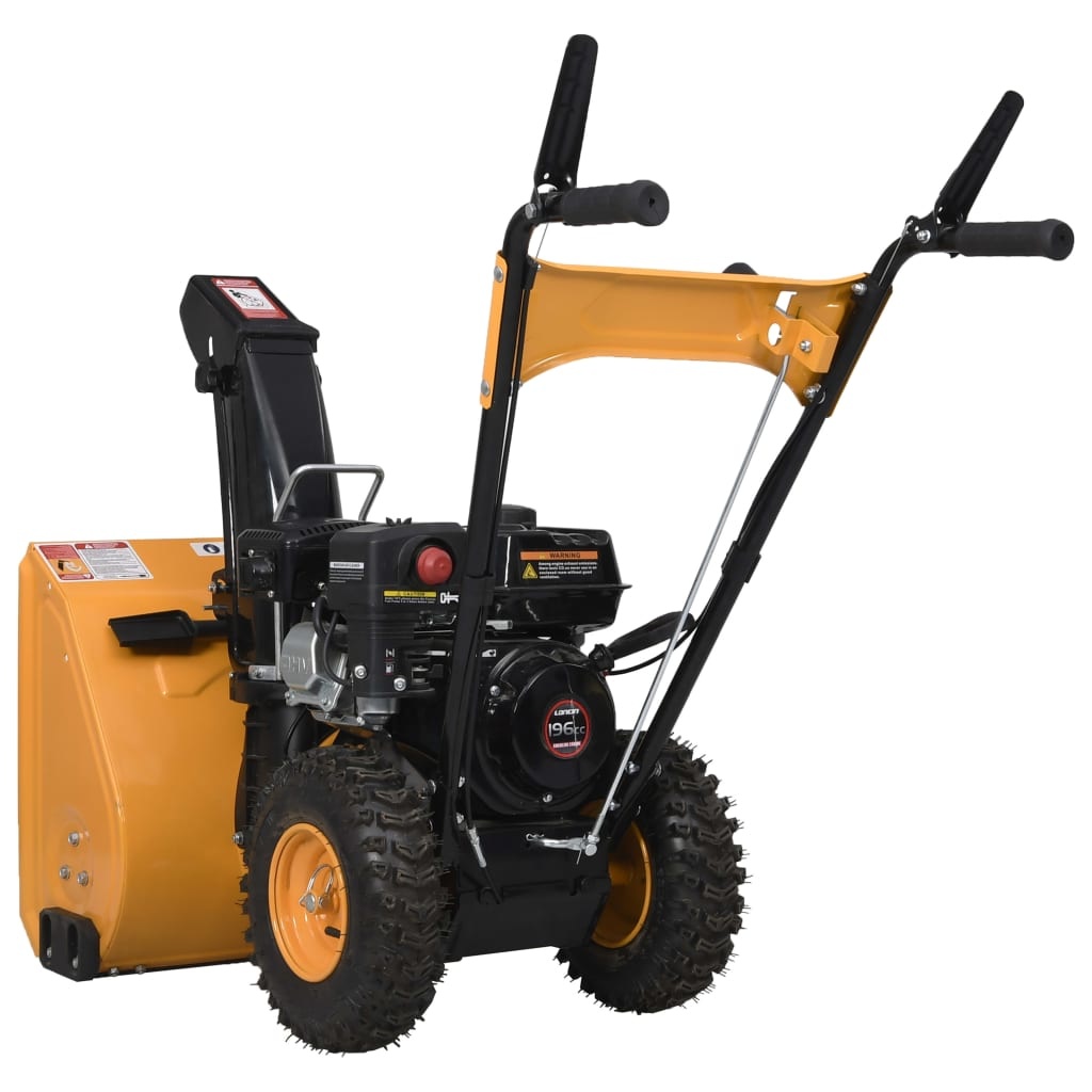 VidaXL Sneeuwblazer 6,5 pk geel en zwart