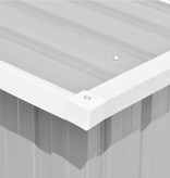VidaXL Tuinschuur 257x497x178 cm metaal grijs