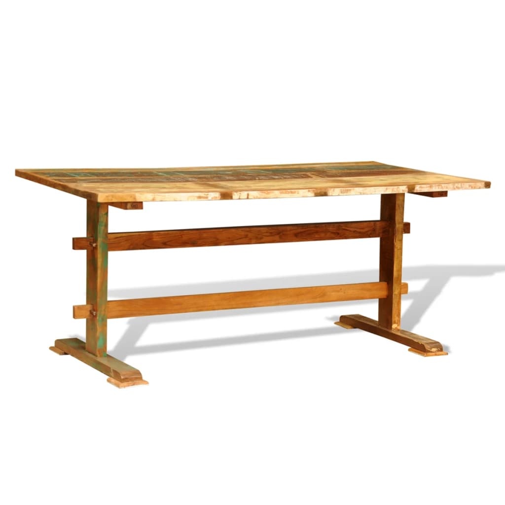 VidaXL Eettafel vintage-stijl gerecycled hout