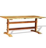 vidaXL Eettafel vintage-stijl gerecycled hout