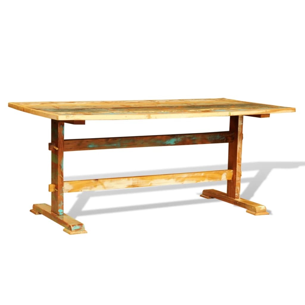 vidaXL Eettafel vintage-stijl gerecycled hout