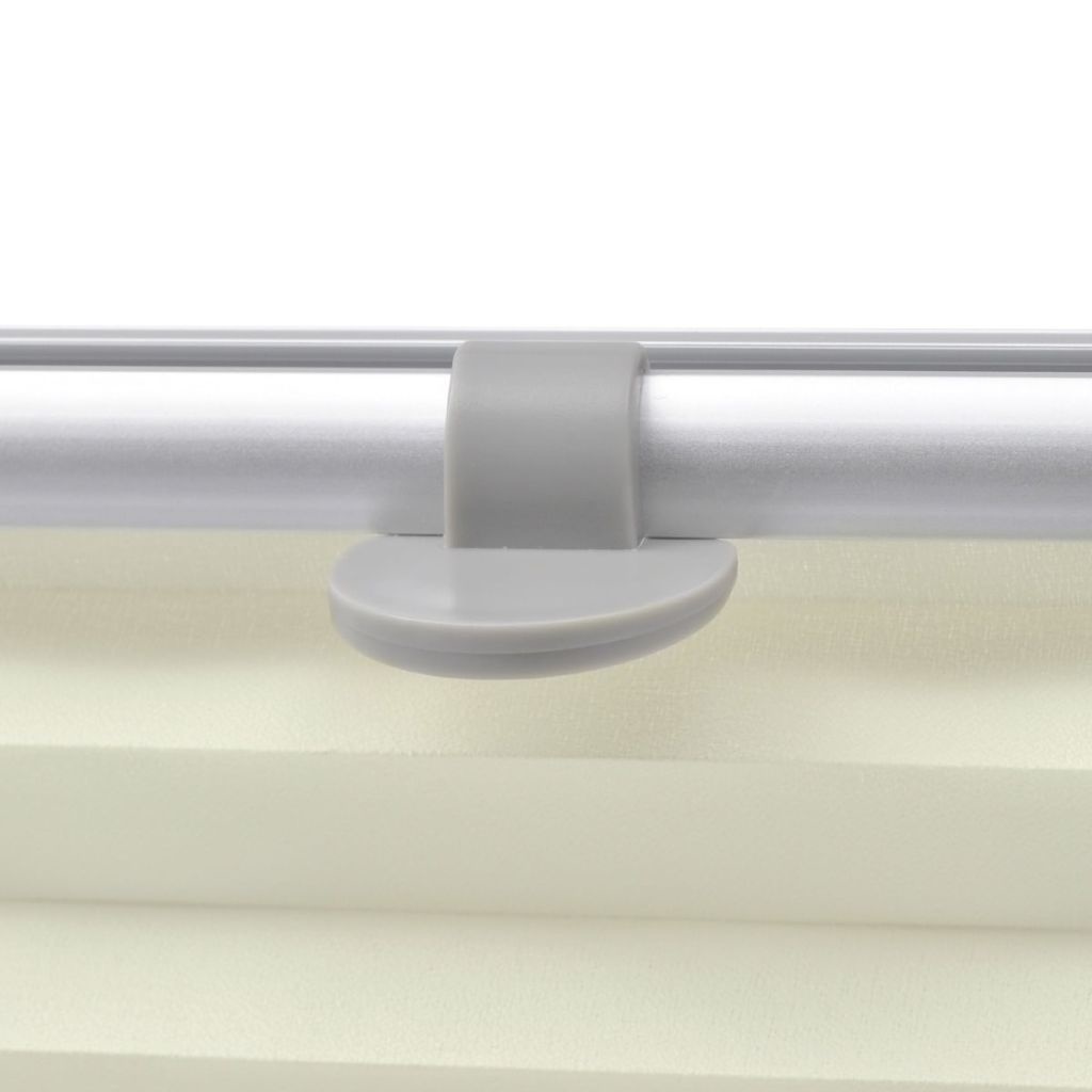 VidaXL Rolgordijn geplooid crème M04/304