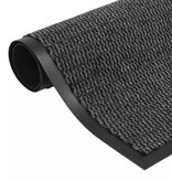 VidaXL Droogloopmat rechthoekig getuft 120x180 cm antraciet