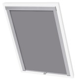 VidaXL Rolgordijn verduisterend grijs MK06