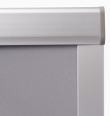 VidaXL Rolgordijn verduisterend grijs F06