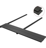 VidaXL Terrasplanken met accessoires 25 m² 4 m massief HKC zwart