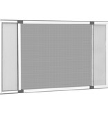 VidaXL Raamhor uitschuifbaar (75-143)x50 cm wit