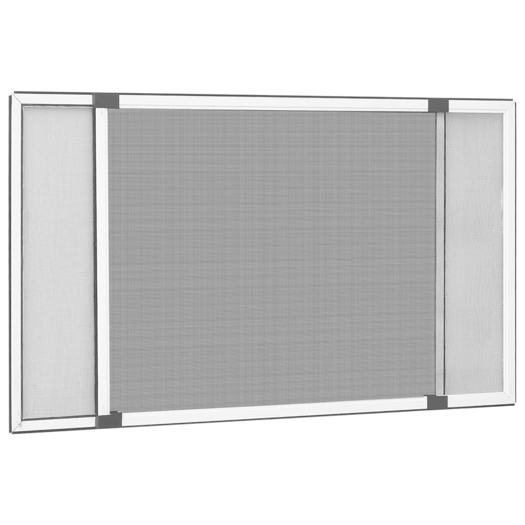 VidaXL Raamhor uitschuifbaar (75-143)x50 cm wit