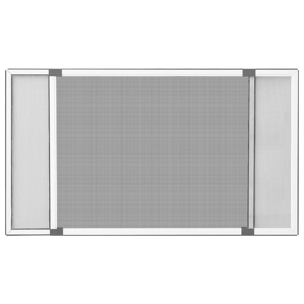 VidaXL Raamhor uitschuifbaar (75-143)x50 cm wit