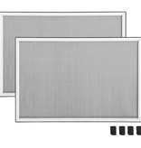 VidaXL Raamhor uitschuifbaar (75-143)x50 cm wit