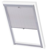 VidaXL Rolgordijn geplooid wit M08/308