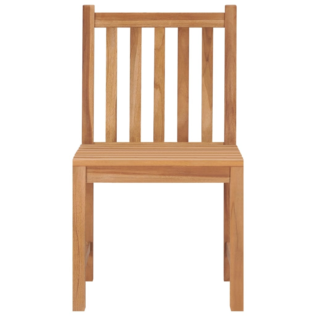 VidaXL Tuinstoelen 6 st met kussens massief teakhout
