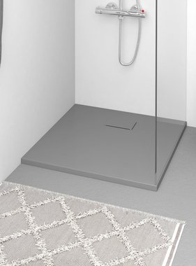 VidaXL Douchebak 90x90 cm SMC grijs