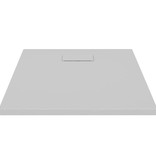 VidaXL Douchebak 90x70 cm SMC grijs