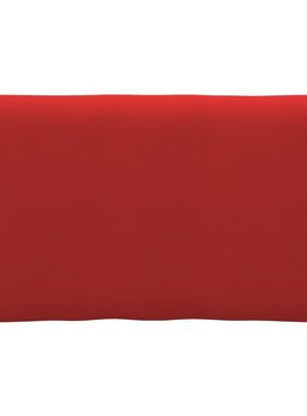 VidaXL Bankkussen pallet 70x40x12 cm rood