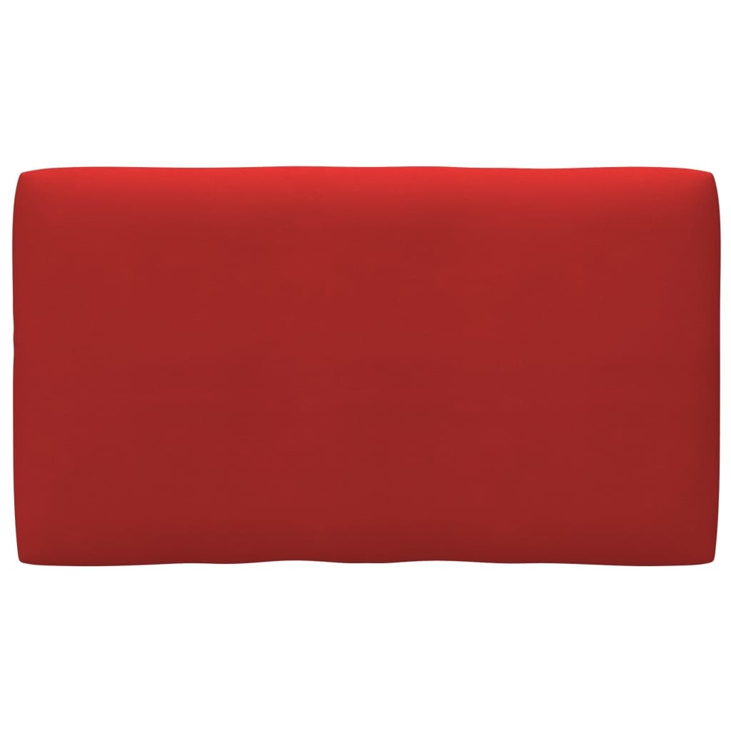 VidaXL Bankkussen pallet 70x40x12 cm rood