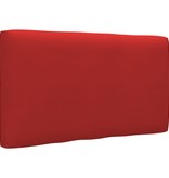 VidaXL Bankkussen pallet 70x40x12 cm rood