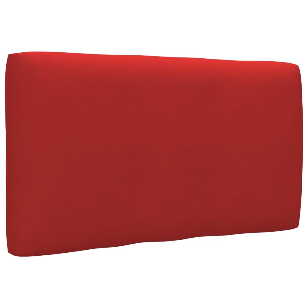 VidaXL Bankkussen pallet 70x40x12 cm rood