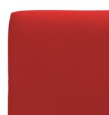 VidaXL Bankkussen pallet 70x40x12 cm rood
