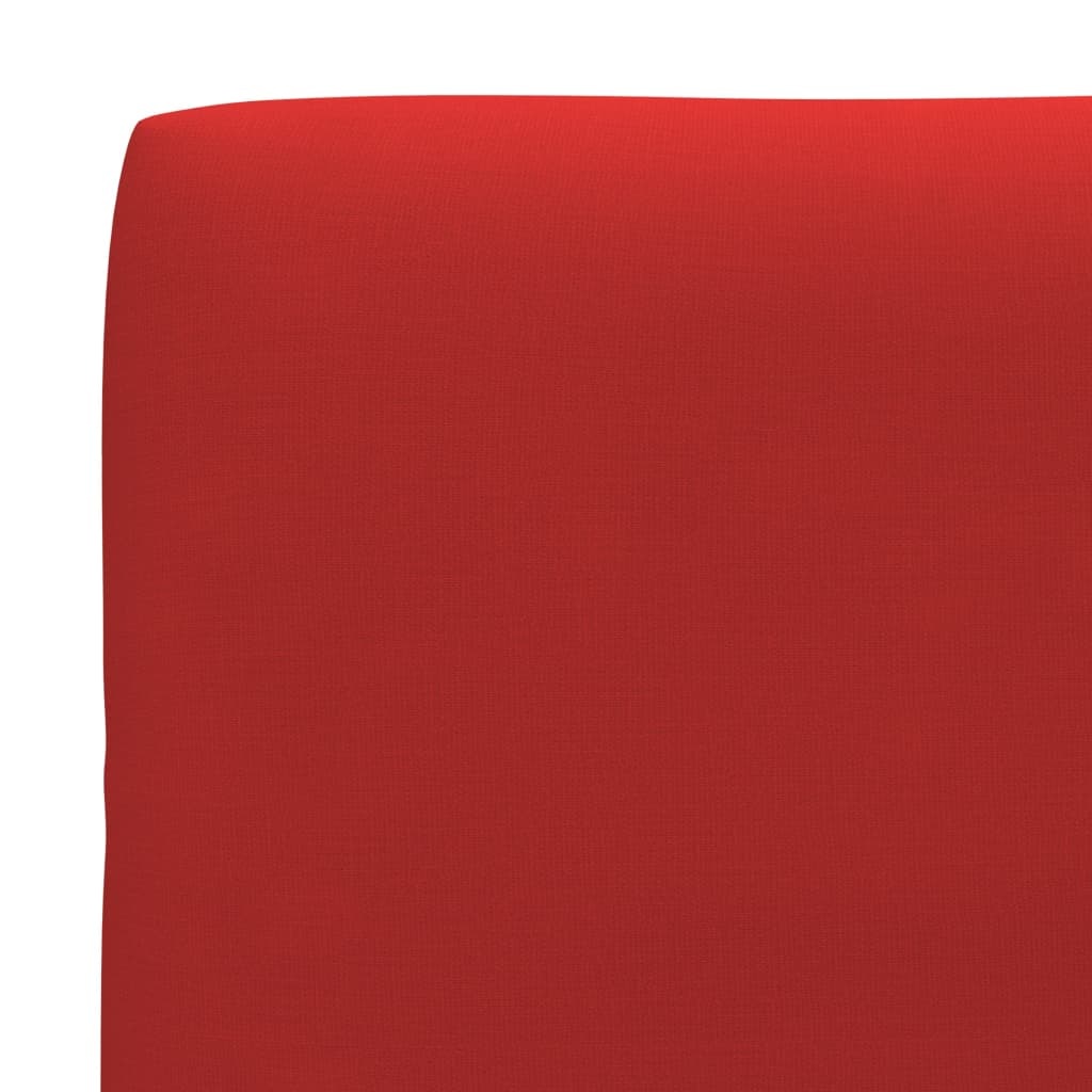 VidaXL Bankkussen pallet 70x40x12 cm rood