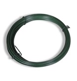 VidaXL Gaashek met palen 1x25 m staal groen